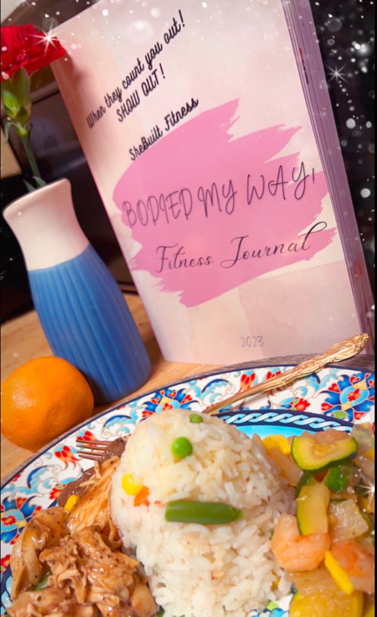 Bodied my way fitness journal/planne