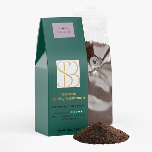 11Elevate Vitality Mushroom Coffee (Medium Roast)